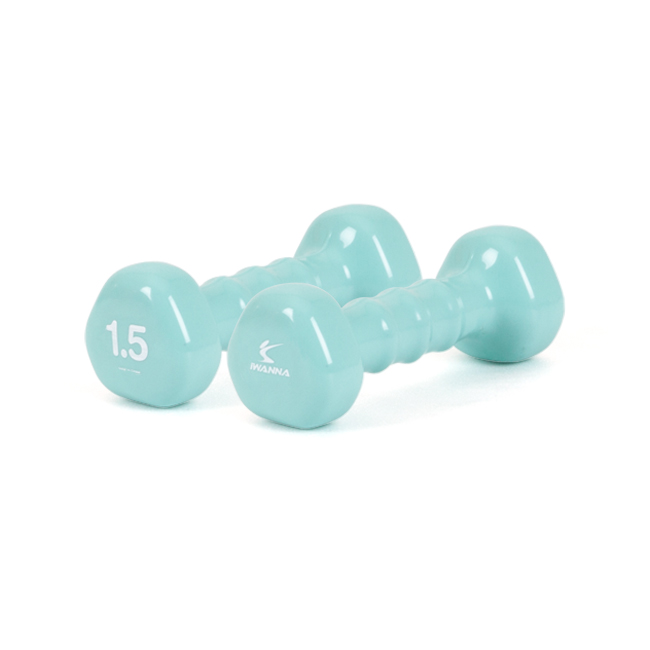 아이워너 삼각아령1.5kg 네오민트 근력 미용 다이어트 - 상품 이미지