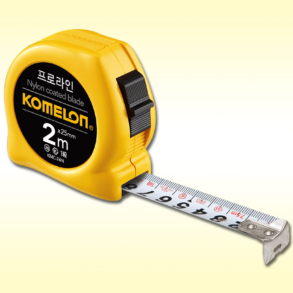 코메론 파워 테이프 줄자 프로라인 노랑 KMC-74N(2m) - 상품 이미지
