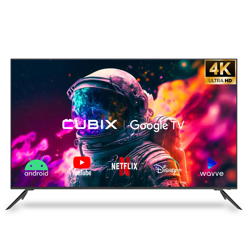큐빅스 스마트 139cm(55인치) UHD 4K TV LED 구글 안드로이드 GTCBX55UHD-A1