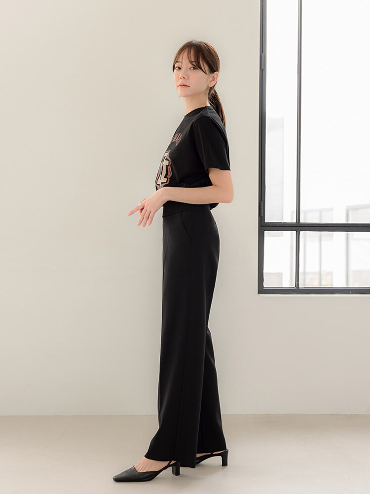 F시그니처 모모 와이드 팬츠 이미지 4