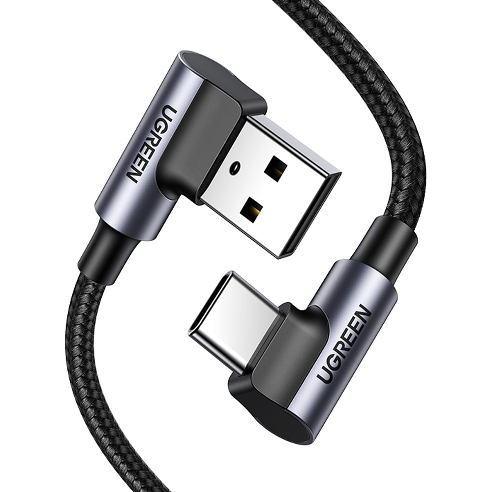 유그린 더블90도 C타입 USB 고속충전케이블, US176 - 상세 이미지 2
