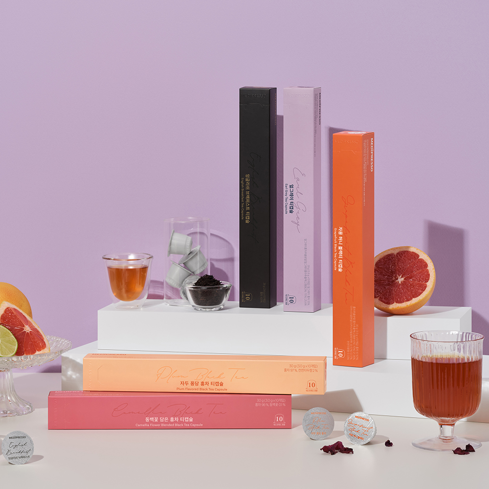메디프레소 네스프레소 호환 홍차 티캡슐 10개입 5종 세트