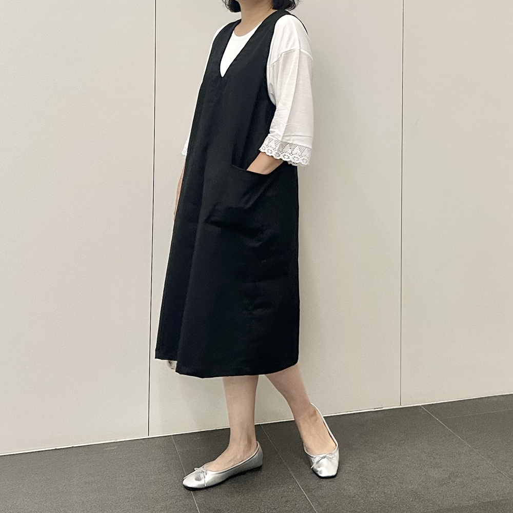 자체제작 빅사이즈 55-88 스판 브이넥 베스트 롱 원피스 뷔스티에 조끼 XL 3XL