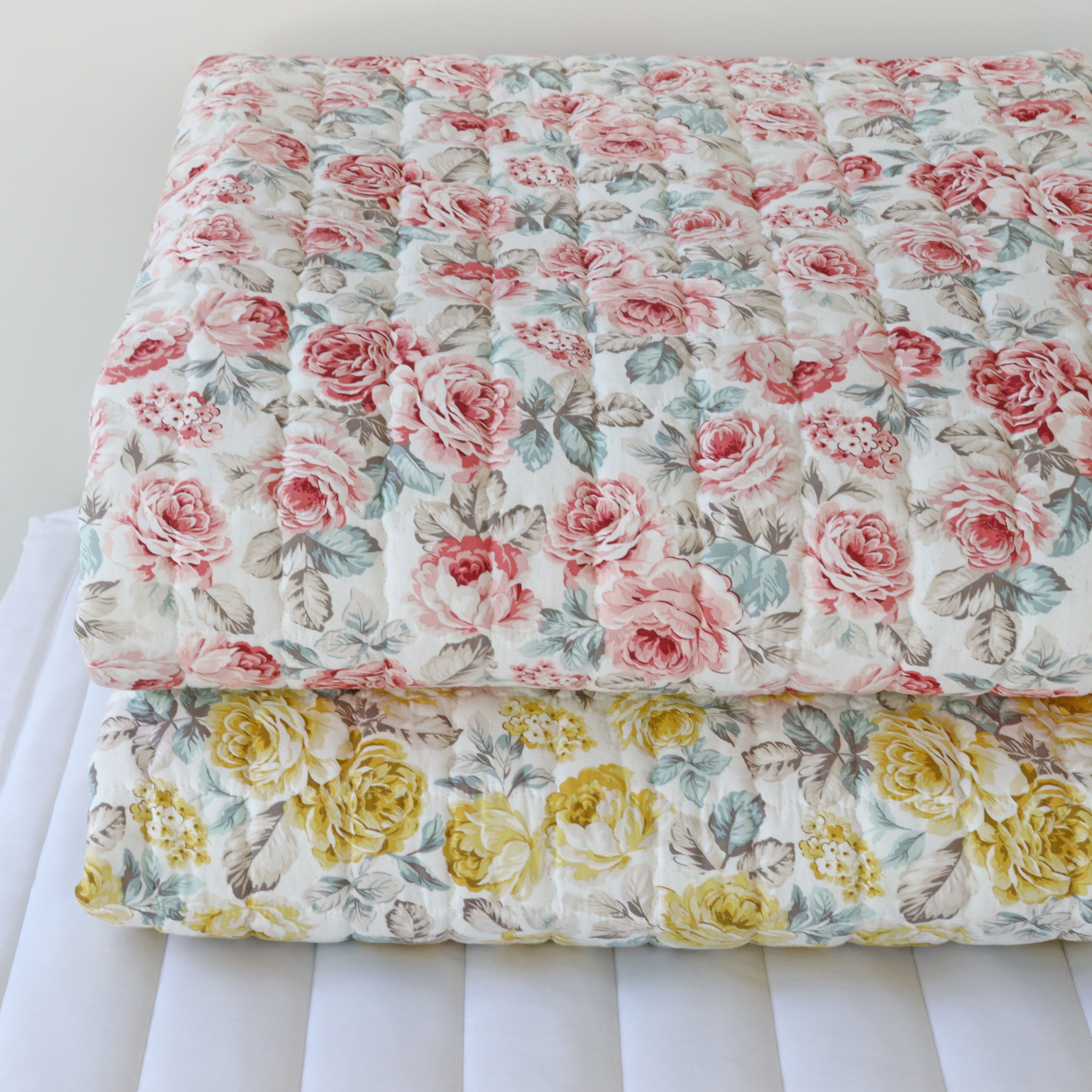 플라워가든 사계절 이불 도톰한 광목 워싱 순면 알러지케어 차렵이불 SS