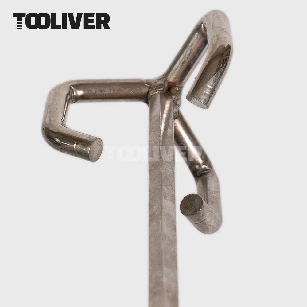 육각 8MM 미니 믹서날 에폭시 본드 전용 300MM 에폭시 페인트 작업용 교반기 이미지 3