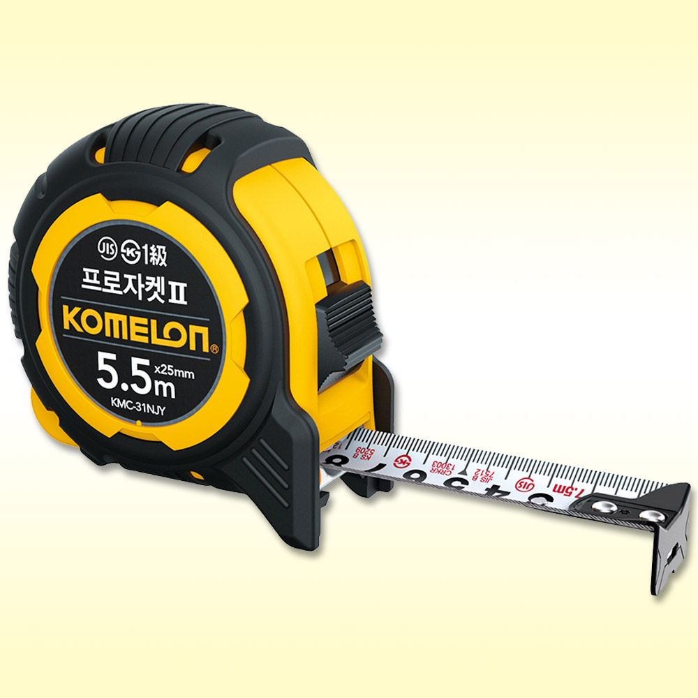 코메론 줄자 프로자켓Ⅱ KMC-31NJY(5.5m) - 상품 이미지