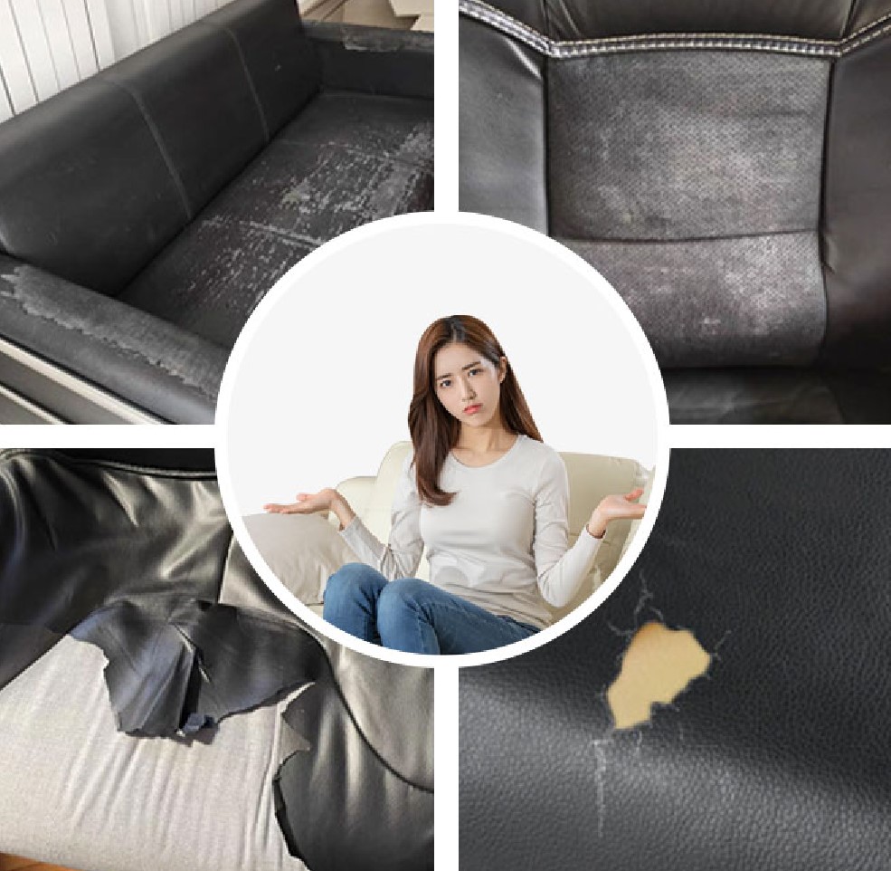 가죽스티커 보수 시트지 쇼파 수리 소파 인조 수선 패치 리폼 의자 50X70 - 상세 이미지 3