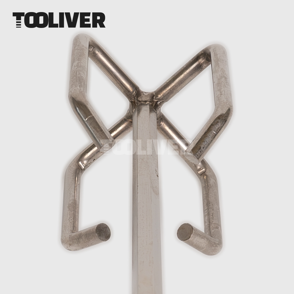 SDS PLUS 플러스 믹서기날 로터리해머용 믹서날 L형 600MM 4날 대칭형 이미지 4