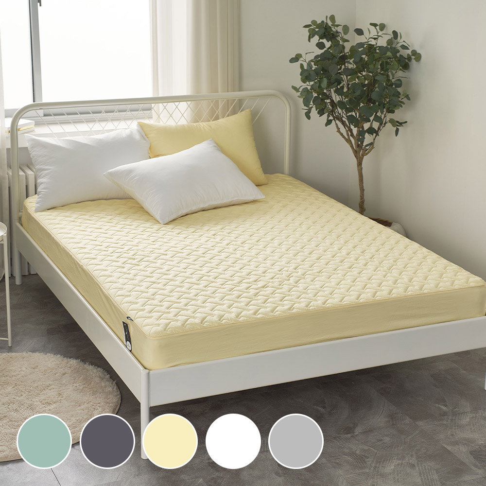 킹매트리스커버 침대커버킹 알러지케어 누빔 K 고양이털 안붙는 카바