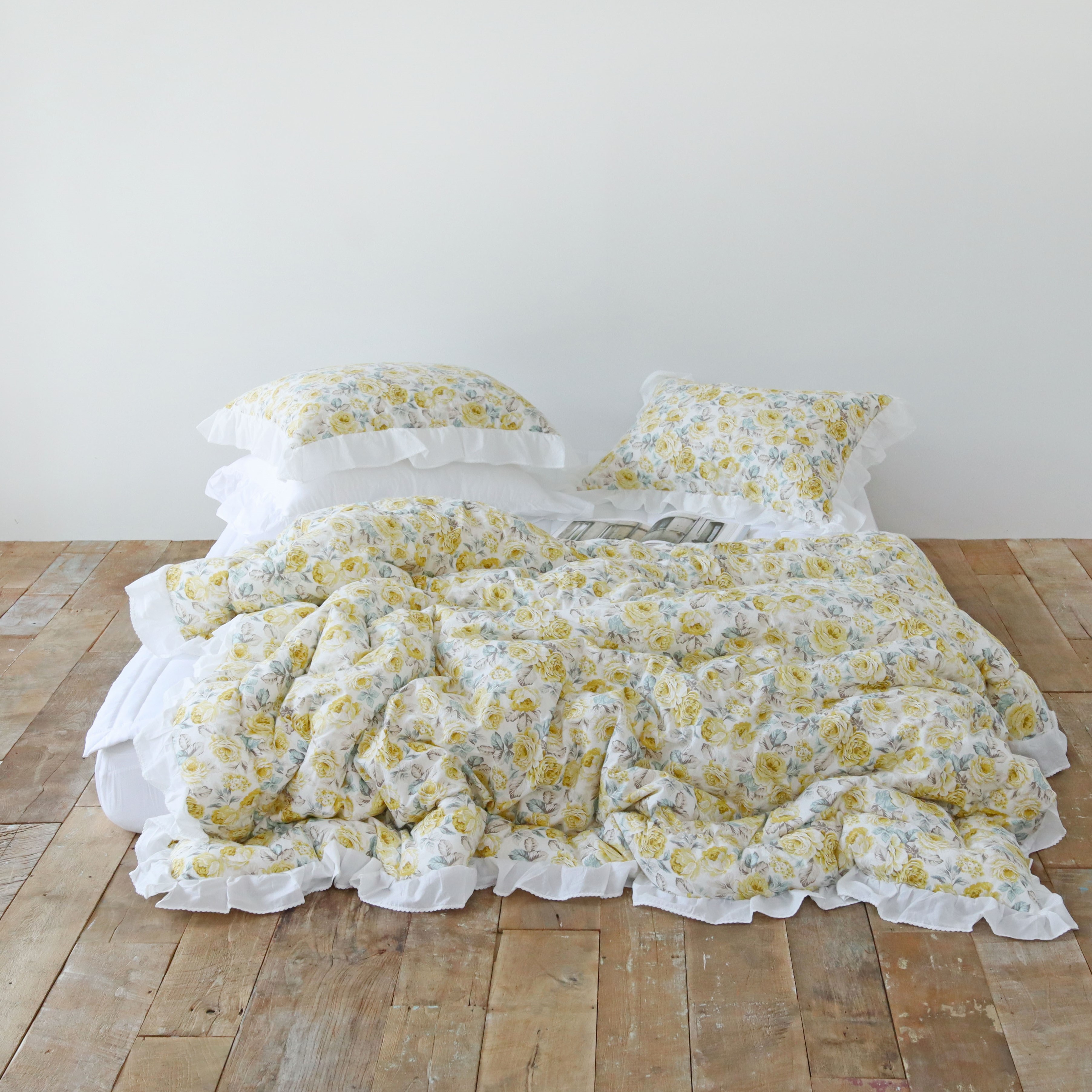 플라워가든 사계절 이불 도톰한 광목 워싱 순면 알러지케어 차렵이불 SS