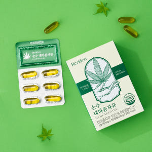 냉압착 대마종자유 효능 헤리든 순수 1000mg 30캡슐 맛있게 먹은 솔직 후기 - 상품 이미지 4