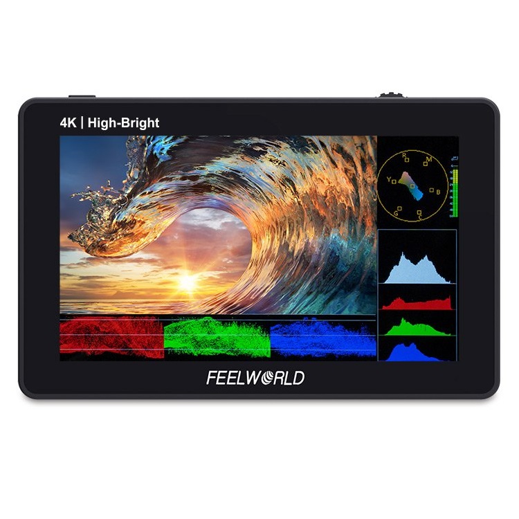 필월드 F6 플러스X 5.5인치 1600nit 4K 카메라 프리뷰 모니터 - 상품 이미지