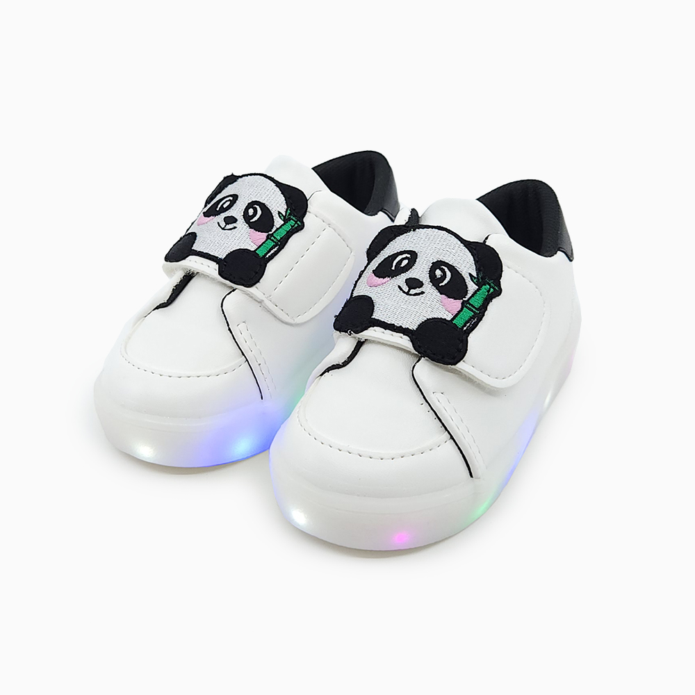 베이비솔 아기신발 유아 신발 키즈 운동화 여아 남아 LED 팬더 - 메인 이미지