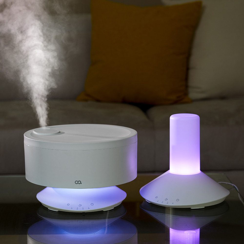 오아 플렌티무드 미니 가습기 7가지 무드등 소형 초음파 원룸 안방 세척편한 통세척 가정용