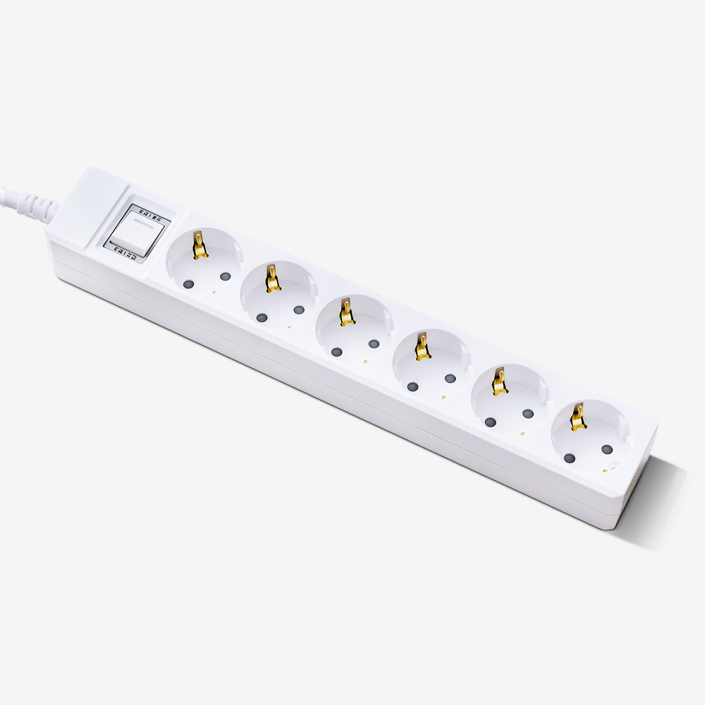 화재예방 멀티탭 자동소화 콘센트 멀티탭 6구 멀티콘센트 1.5m