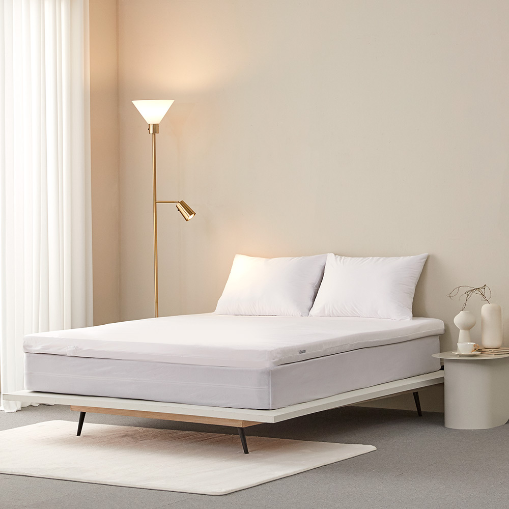 베네베딩 소프트 지퍼형 8T 침대 토퍼 매트리스 방수커버 S