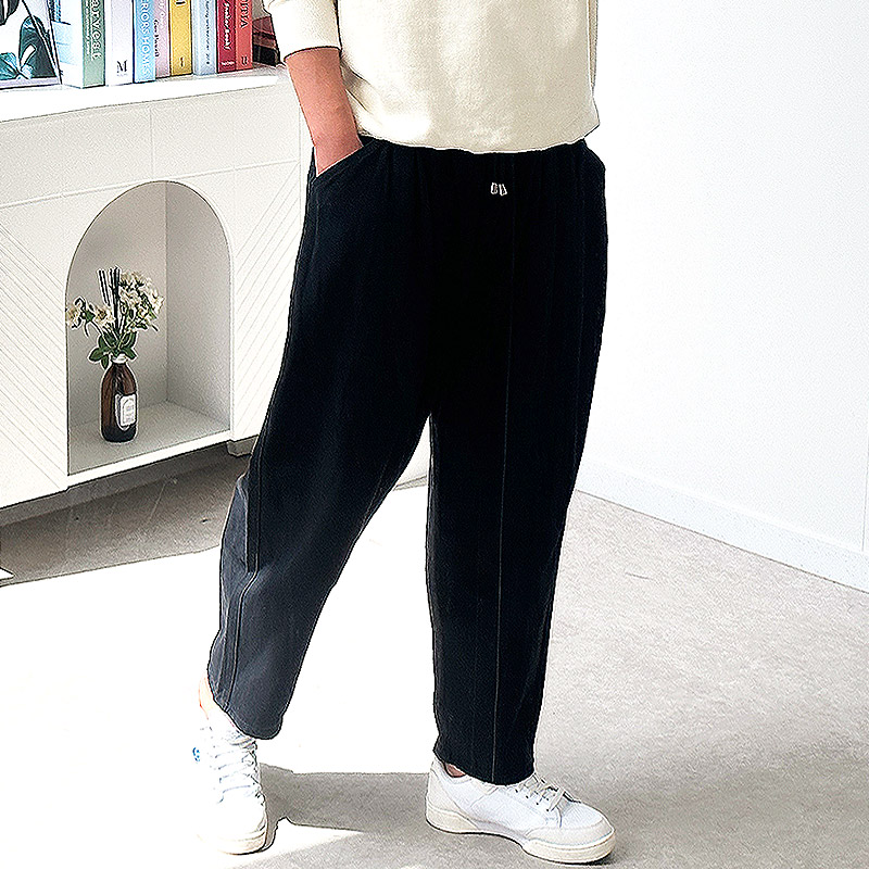 남자 항아리 벌룬 밴딩 팬츠 배기 루즈핏 바지 - 상세 이미지 4