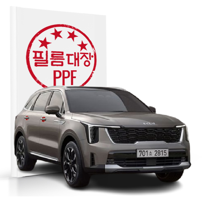 필름대장 기아 쏘렌토MQ4 4세대FL PPF필름 전용도어컵 - 상품 이미지