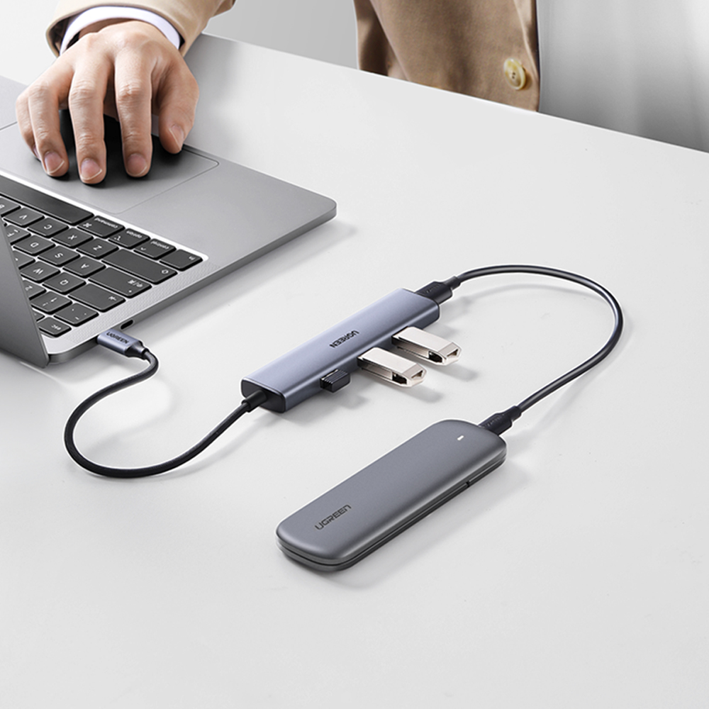유그린 5Gbps C타입 USB 3.0 고속 멀티 허브, CM473 - 상세 이미지 3