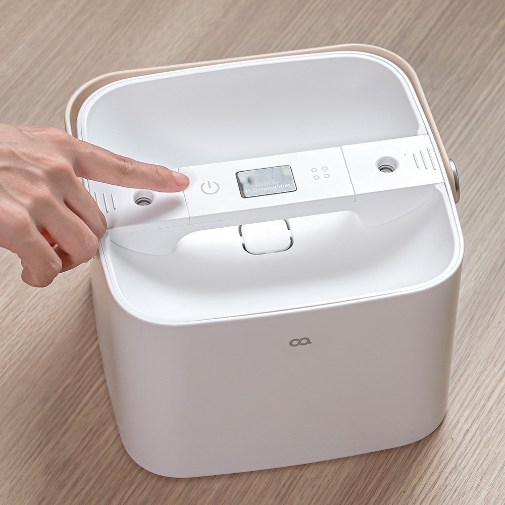 오아 플렌티큐브2L 무선 미니 가습기 듀얼 휴대용 탁상용 사무실 USB 책상 충전식 필터