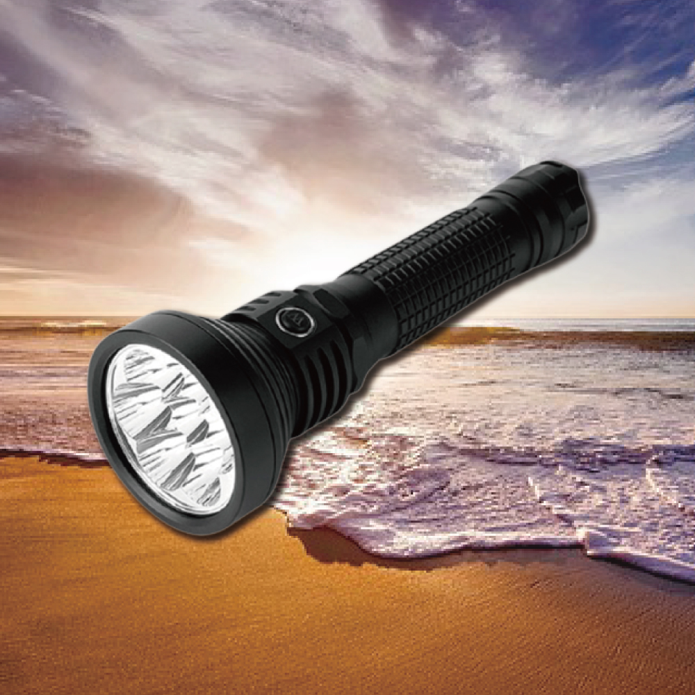 UHS-V2 해루질 LED 손전등 7000루멘 고성능 수중 낚시 확산광 강력 후레쉬 랜턴