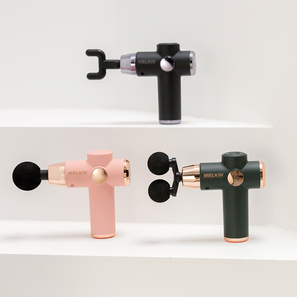 멜킨 어썸 미니 휴대용 마사지건 추천 무선 전동 초경량 저소음 안마기 어깨 승모근 전신