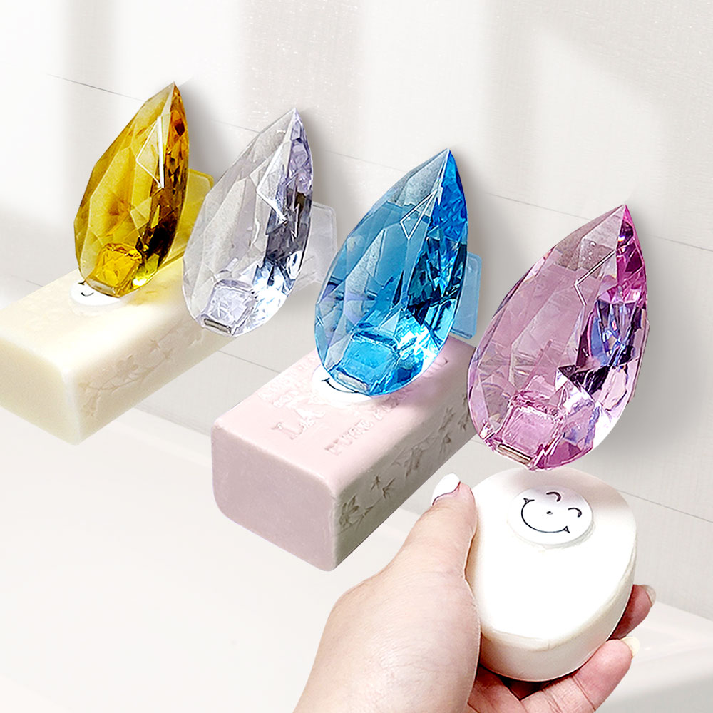 다이아몬드 자석 비누 홀더 받침대 케이스 거치대