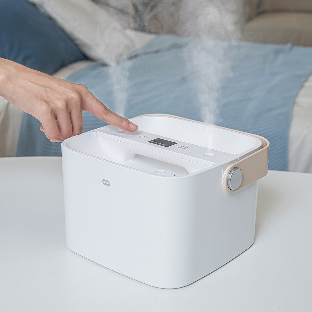 오아 플렌티큐브2L 무선 미니 가습기 듀얼 휴대용 탁상용 사무실 USB 책상 충전식 필터