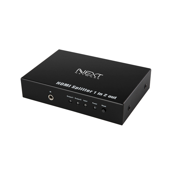 넥스트유 HDMI 4K 1대2 모니터 분배기 NEXT-0102SP4K 제품 이미지