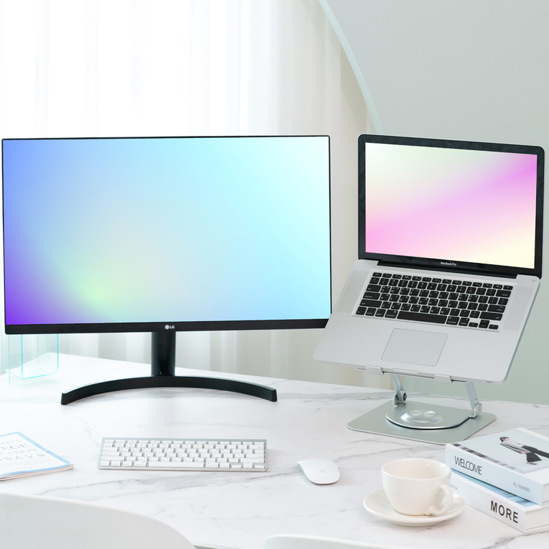 크리에이트 360도 회전 알루미늄 노트북 맥북 거치대 T5