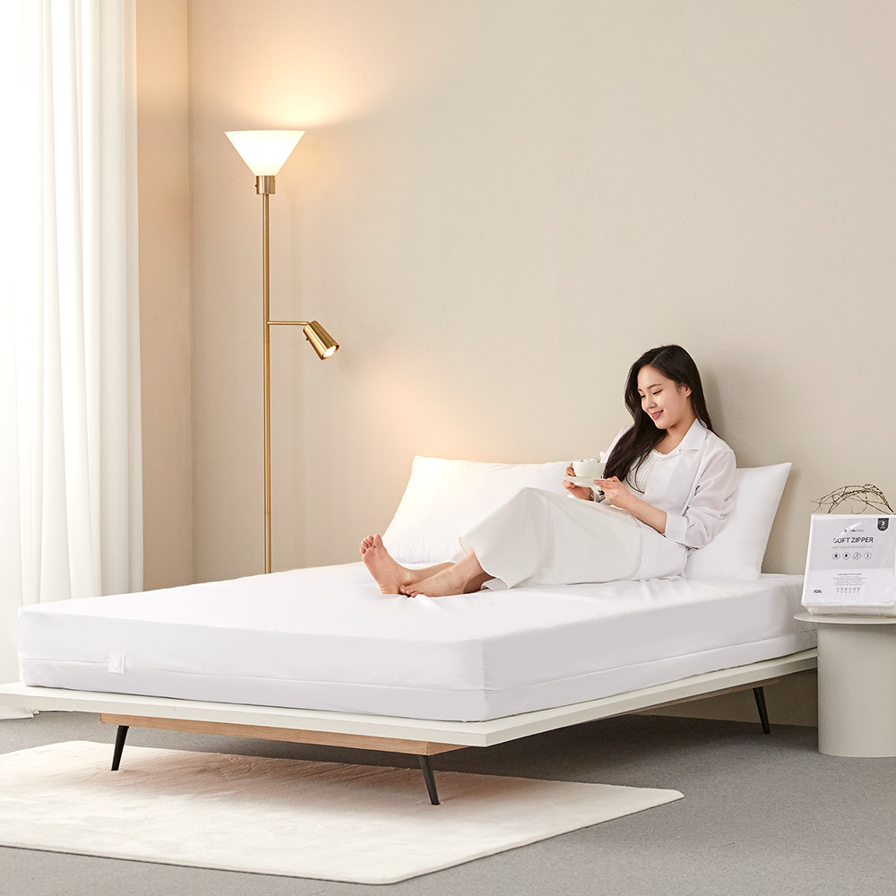 베네베딩 소프트 지퍼형 침대 매트리스 방수커버 S