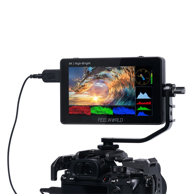 필월드 F6 플러스X 5.5인치 1600nit 4K 카메라 프리뷰 모니터 - 상세 이미지 4