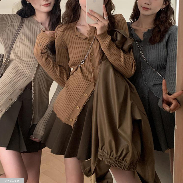 랜유 플리츠주름 A라인 미니 스커트 3col S,M,L 봄 가을 하이웨스트 제이플로우 이미지 8