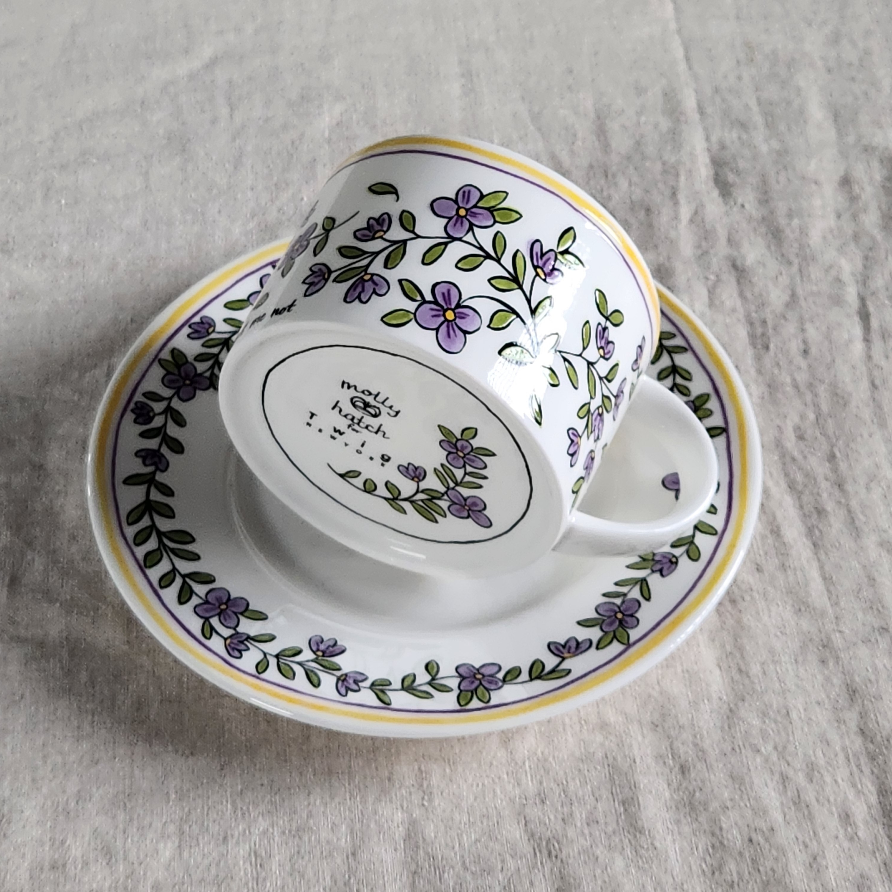 트위그뉴욕 포겟미낫 커피잔세트