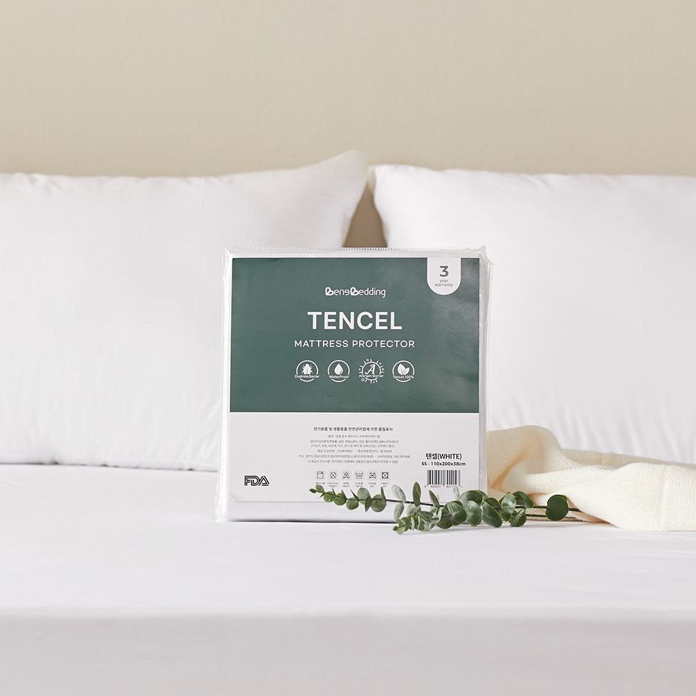 베네베딩 유칼립투스 텐셀 침대 매트리스 방수커버 S