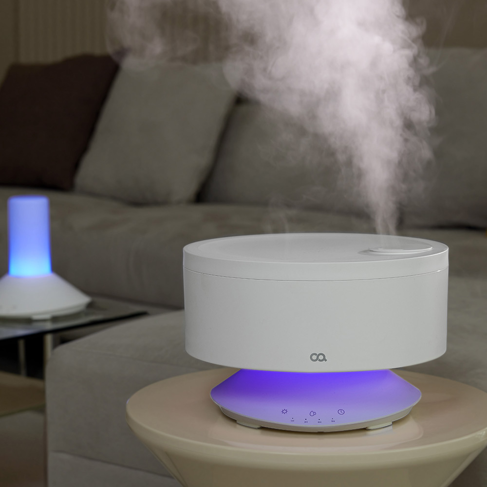 오아 플렌티무드 미니 가습기 7가지 무드등 소형 초음파 원룸 안방 세척편한 통세척 가정용