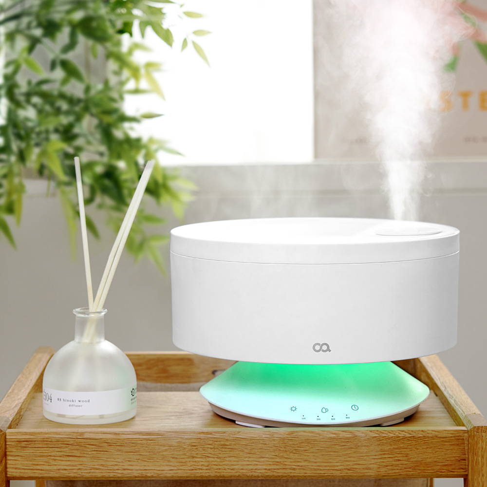 오아 플렌티무드 미니 가습기 7가지 무드등 소형 초음파 원룸 안방 세척편한 통세척 가정용