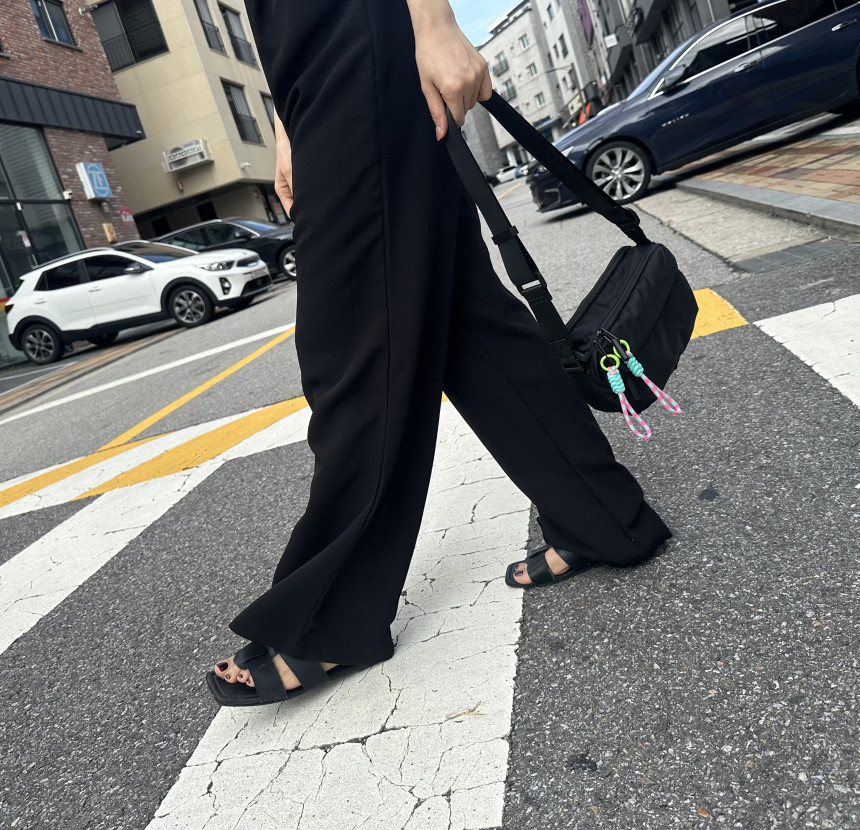 수납 여행용 크로스백 가벼운가방 RFID차단 보부상 유럽여행 슬링백 핸드폰 나일론 미니백 사진 6