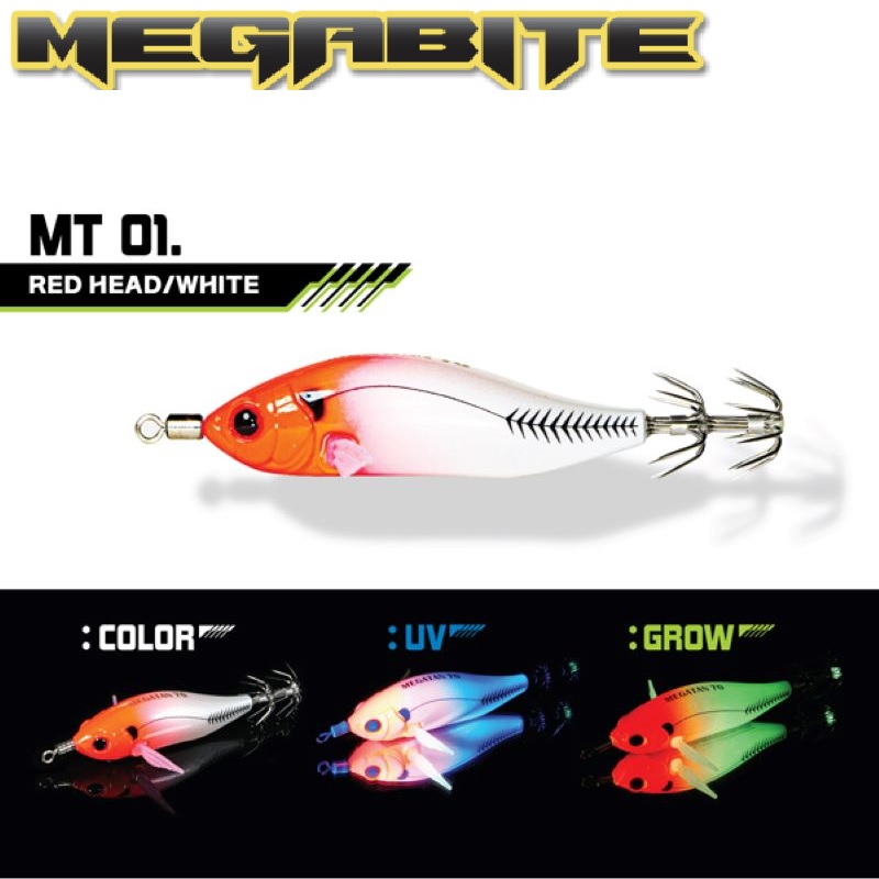 메가바이트 메가탄 케이무라 UV 레이저 쭈꾸미 갑오징어 에기 70mm MT 01 무료배송 - 메인 이미지