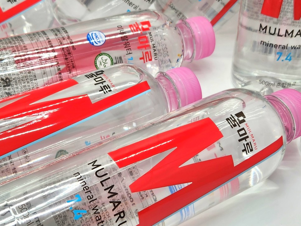 물마루 광천수 알칼리수 미네랄워터 알카리수 고급 페티병 혼합음료 500ml, 40개 - 상세 이미지 4