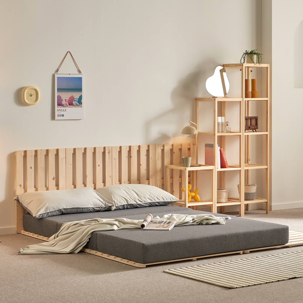 서광퍼니처 국내최초 엘르 3단 독립스프링 소파베드 접이식 침대 매트리스 슈퍼싱글 SS