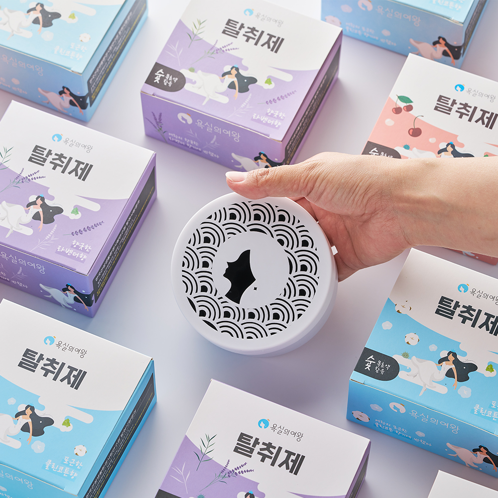 1+1 욕실의여왕 악취 전용 강력 탈취제 담배 냄새 제거 화장실 집안 방 홀애비 숯 목초액