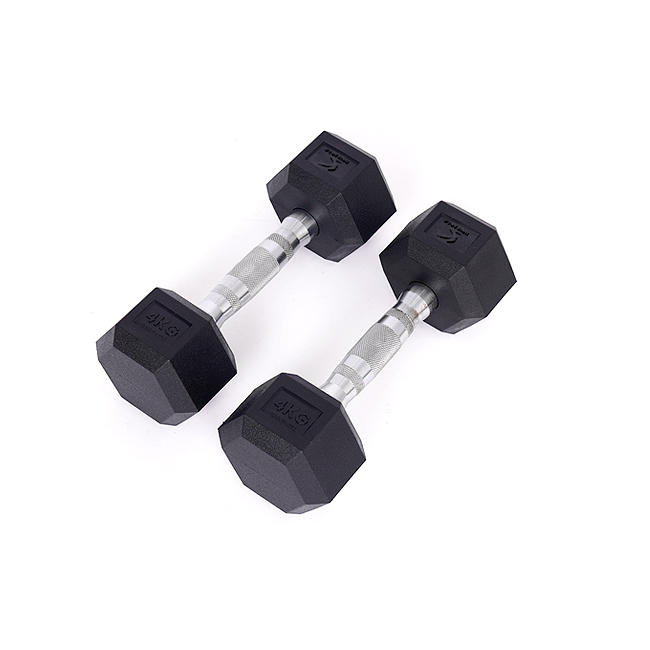 아이워너 PEV 육각 아령 4kg 2개입 덤벨 근력운동 - 상품 이미지