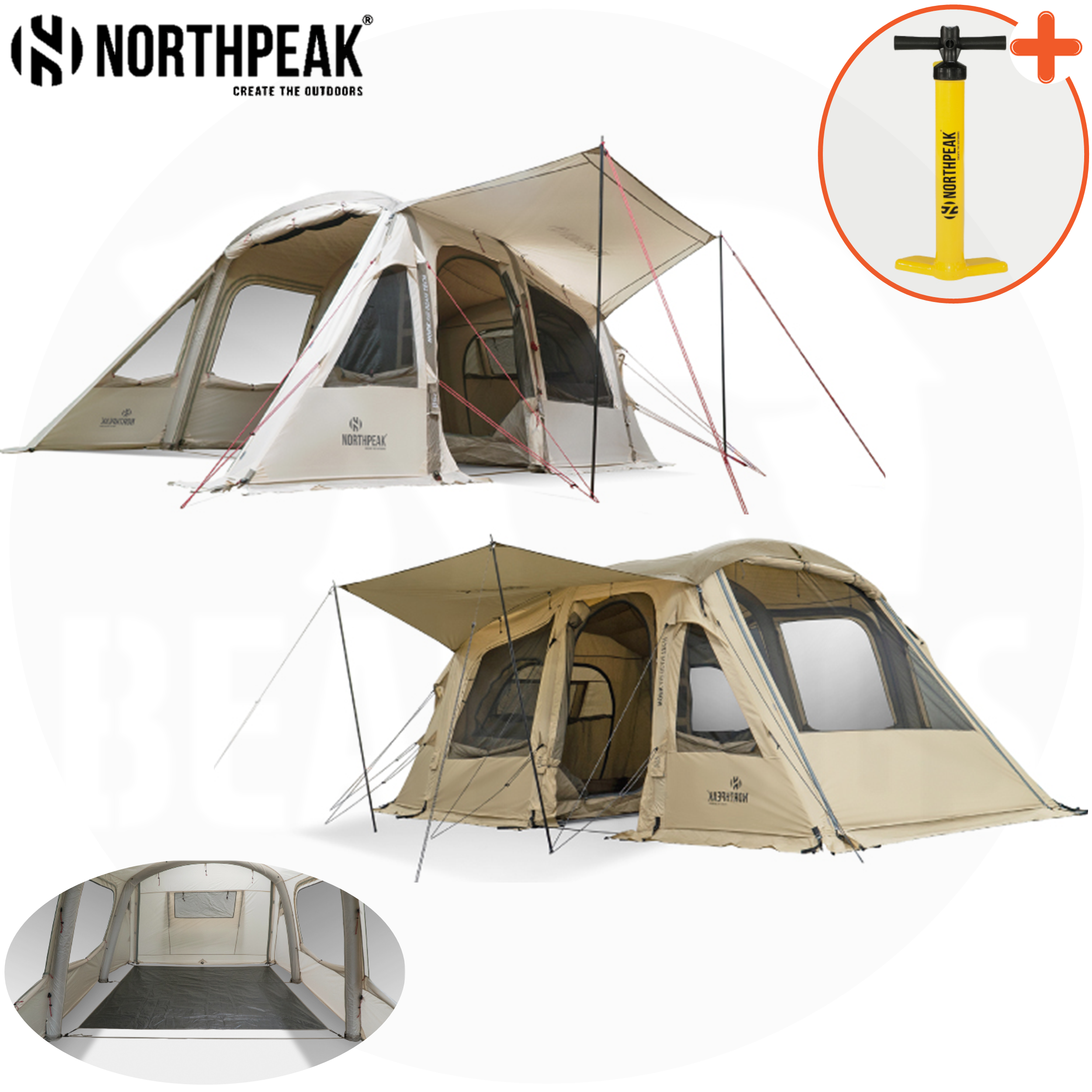 노스피크 A5 RS 에어 텐트 리빙쉘 네오 어닝 호환 신형