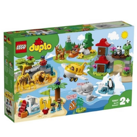 레고 듀플로 아프리카 사바나 사파리 동물들 남극 고래와 펭귄 어린이 선물