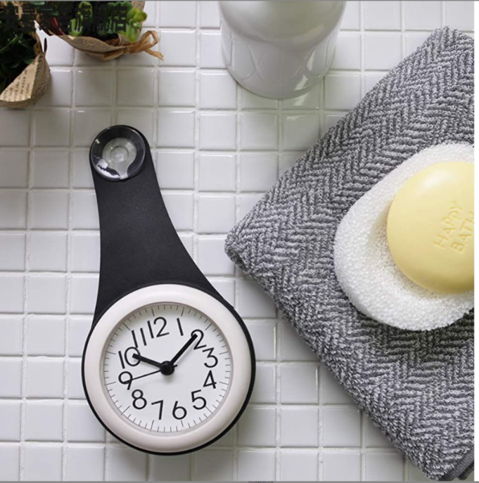 로에드 젤리 무소음 방수 욕실 주방 화장실 시계