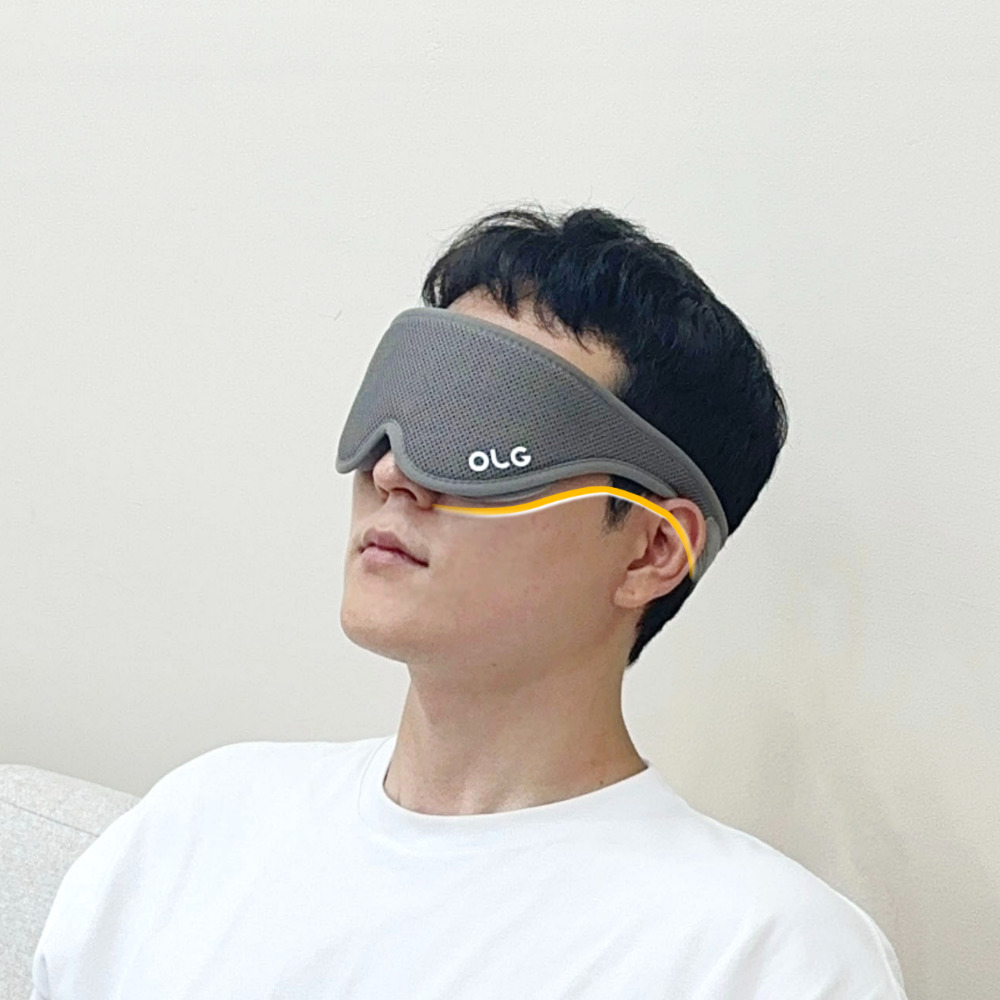 올지 3D 수면안대 아이마스크 눈 가리개 안대 암막 스팀 찜질 숙면 - 상세 이미지 3