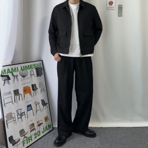 미니멀자켓 남자크롭자켓 남자가을아우터 착용 후기 | 사이즈/핏 총정리 - 상품 이미지 3