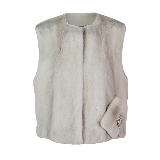[로보] 포켓 탈부착 밍크 베스트 FUR23B809-4 이미지 2