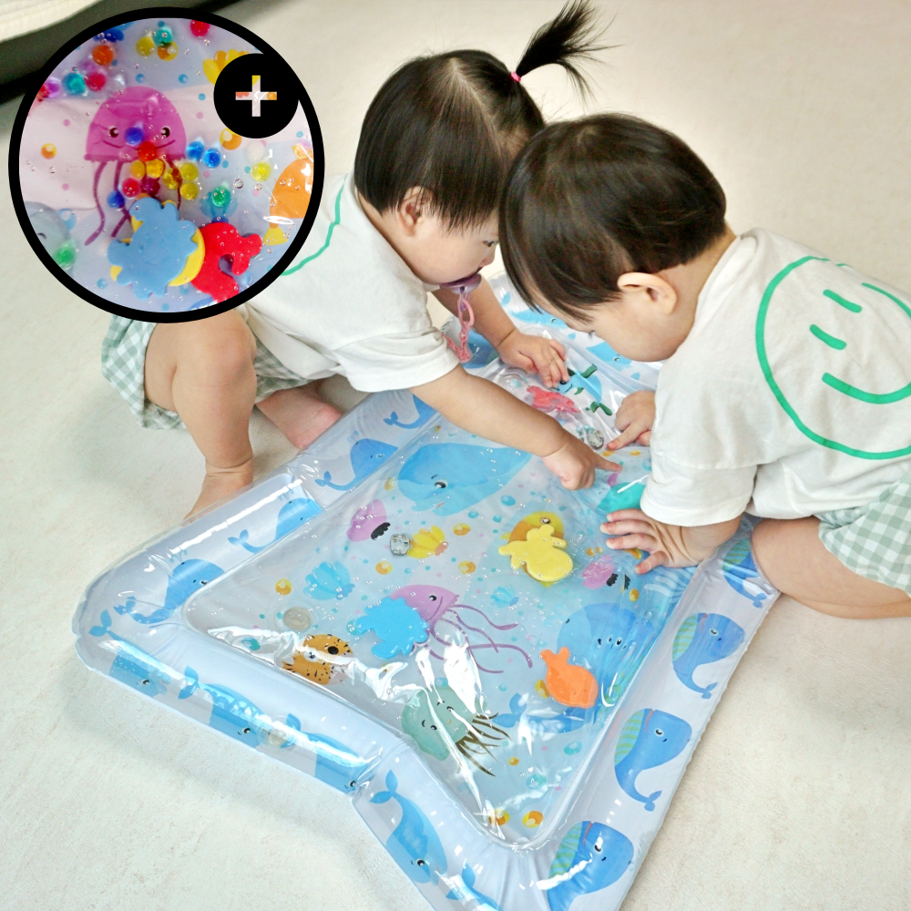 베이비배 통풍 소독 후 출고 아기워터매트 촉감놀이 터미타임 매트